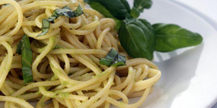 Receta de espaguetis al Pesto