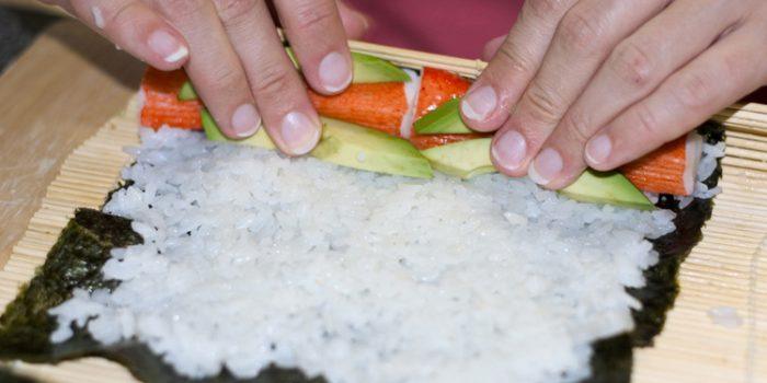 Receta de sushi vegetariano