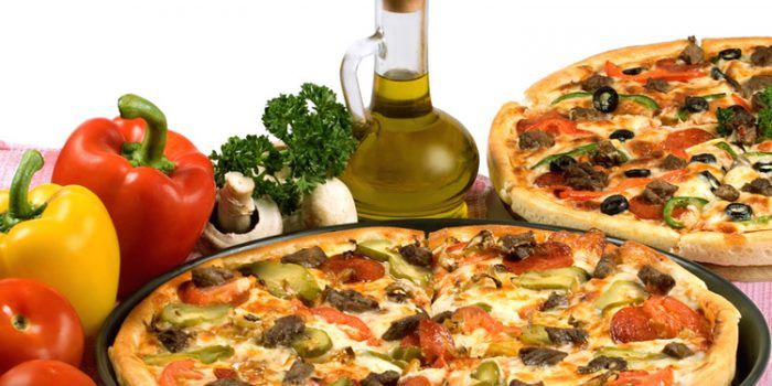 Receta de pizza de verduras